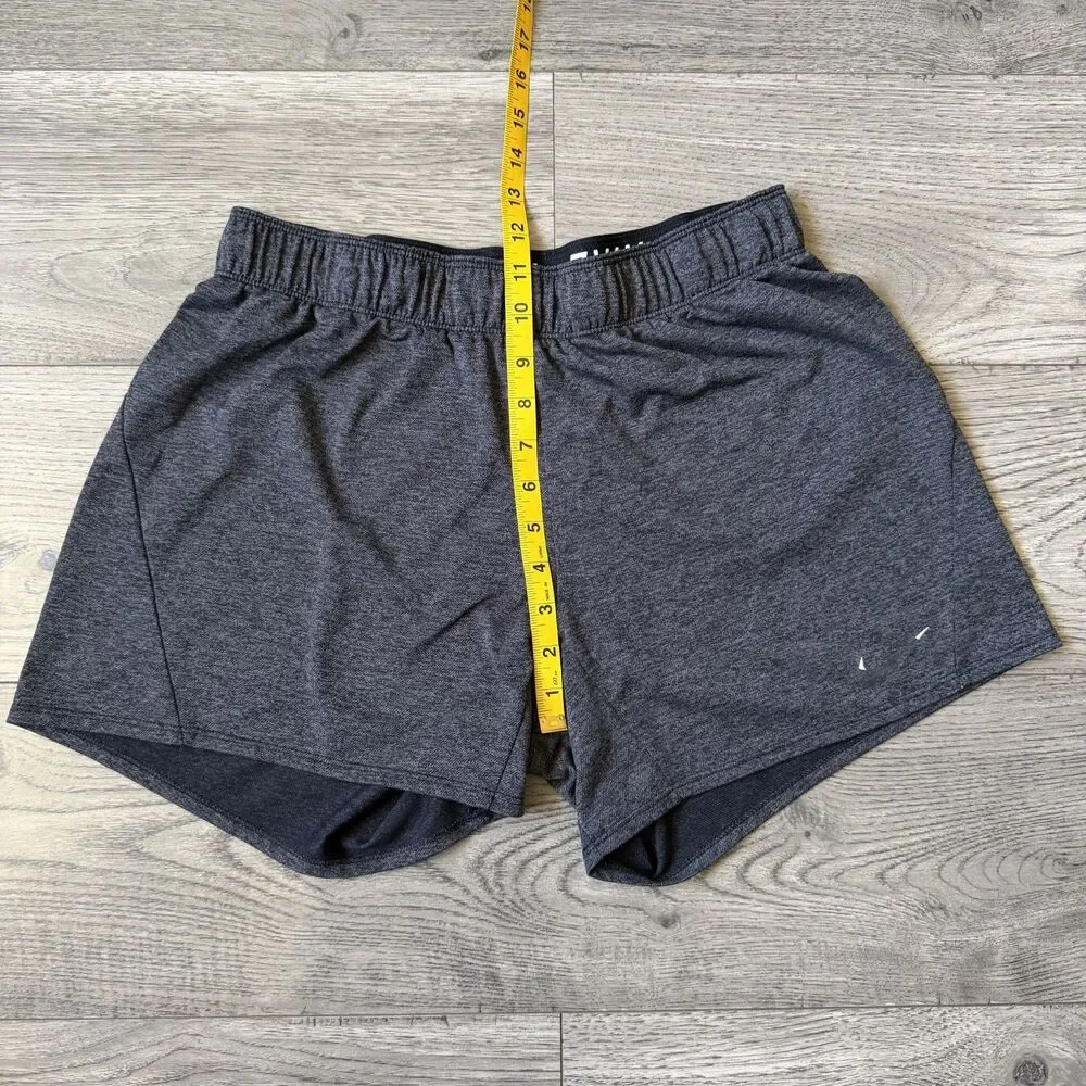 Nike‎ Dri-Fit Gray Heathered Athletic Shorts No Liner - Size Medium